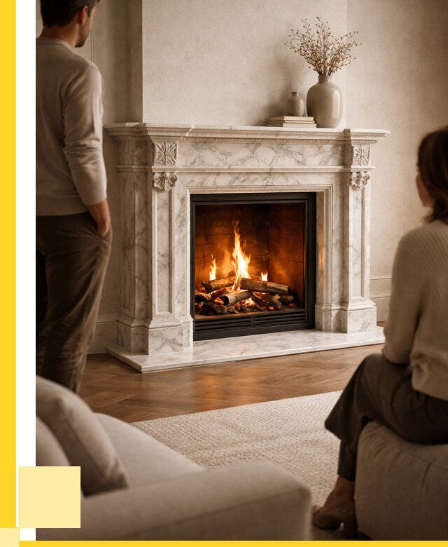 Мраморные камины под ключ в Клине от 256125 р. | ЭриданКли