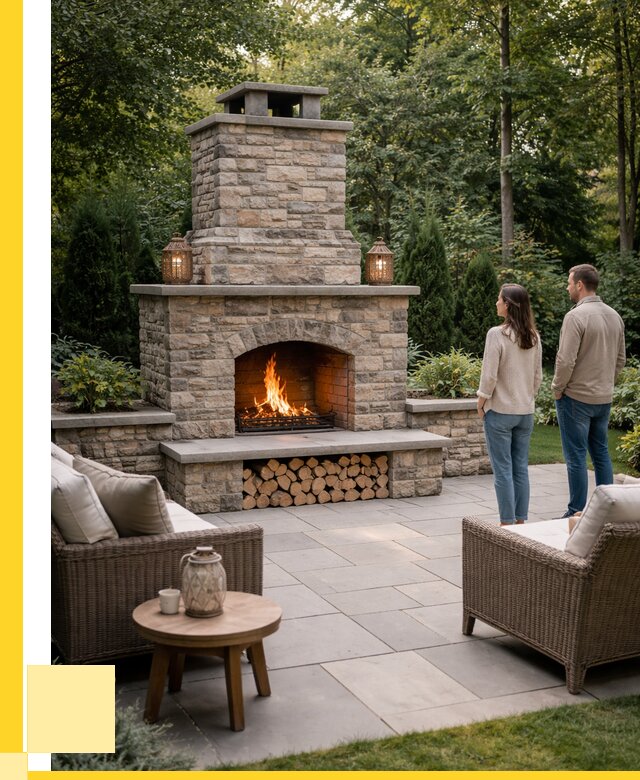 Уличные камины из кирпича в Клине от 153675 р. | ЭриданКли