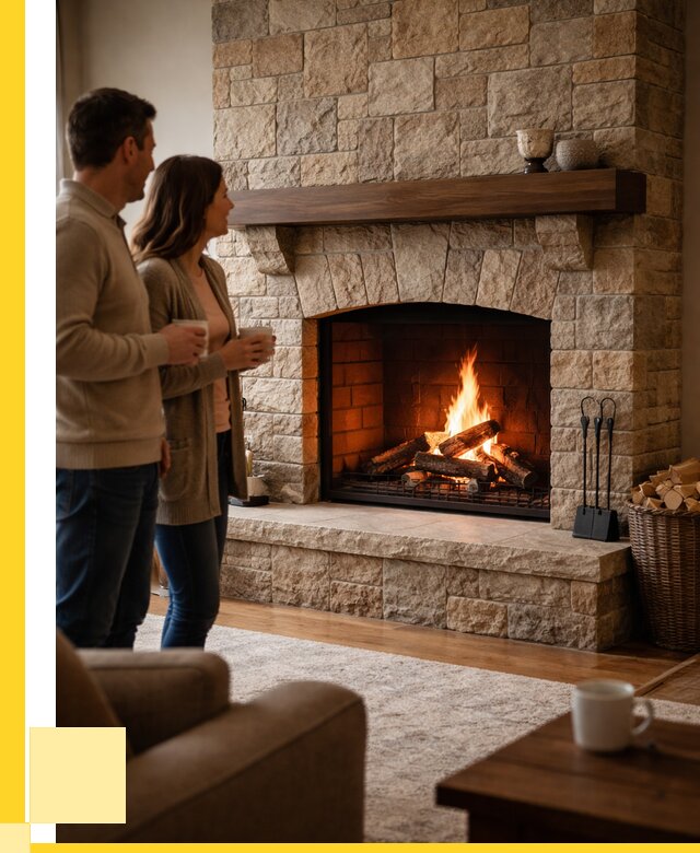 Каменные камины на заказ в Клине от 184410 р. | ЭриданКли