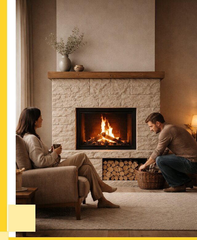 Камины для дома в Клине под ключ от 153675 р. | ЭриданКли