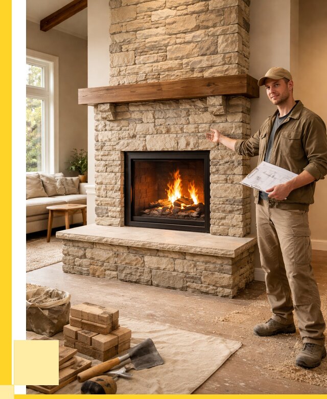 Камины под ключ в Клине от 184410 р. | ЭриданКли — установка