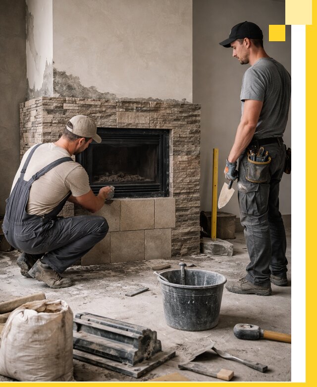 Камины под ключ в Клине: проект, изготовление и монтаж