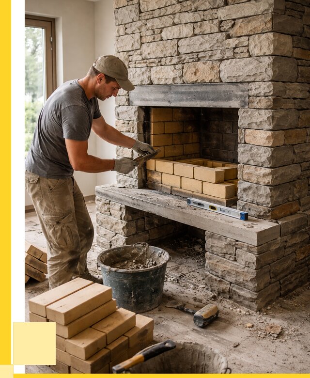 Кладка каминов и камина в Клине от 25613 р. ЭриданКли