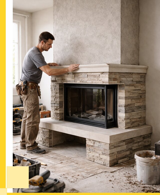 Изготовление каминов под ключ в Клине от 153675 р. | ЭриданКли