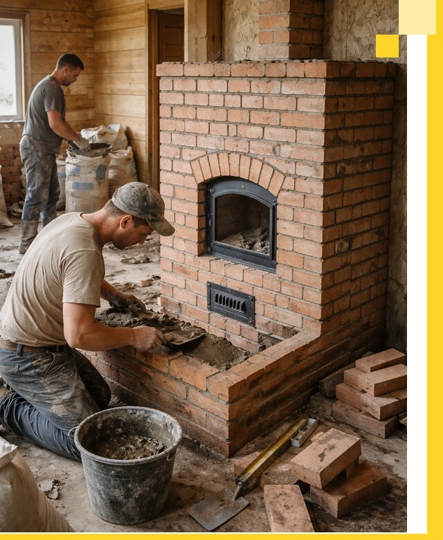 Профессиональное строительство печей в Клине под ключ