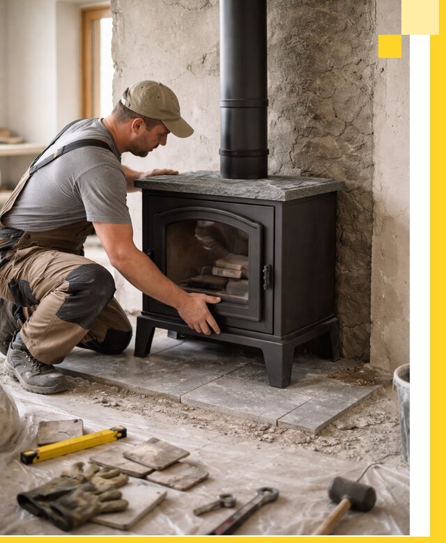 Профессиональный монтаж печей и каминов в Клине под ключ