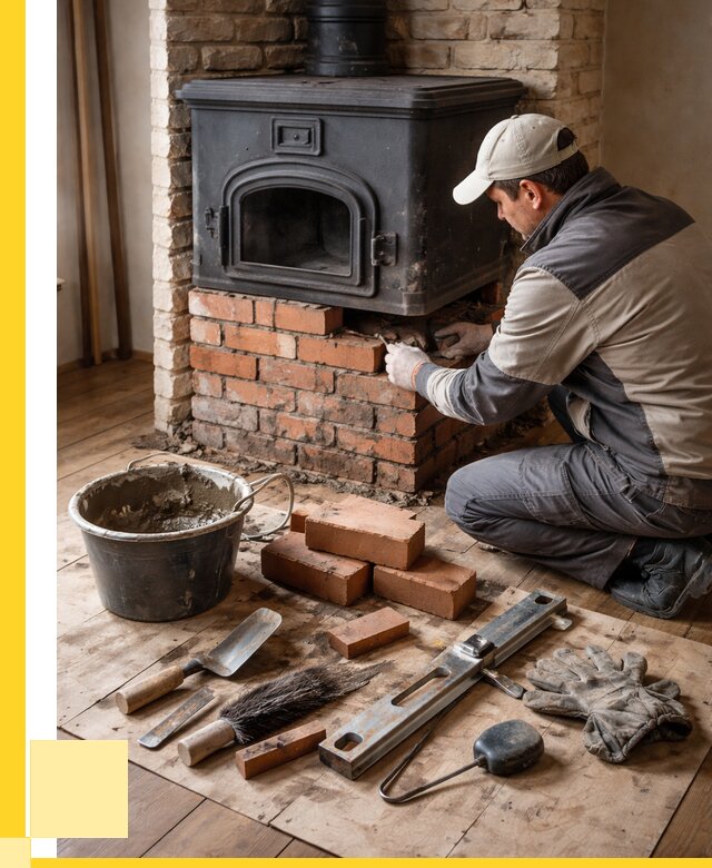 Ремонт печей в Клине от 12294 р., услуги печника ЭриданКли