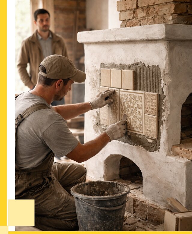 Отделка печей и банных печей в Клине от 35858 р. | ЭриданКли