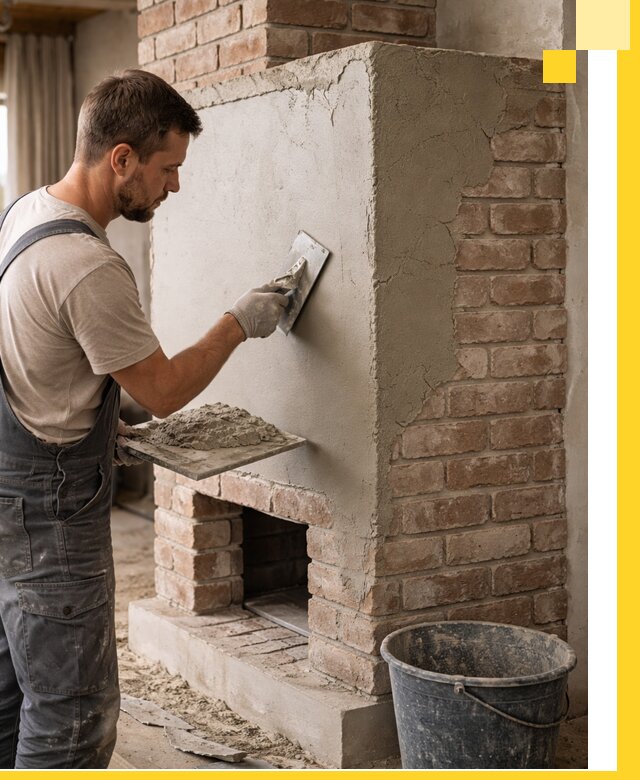 Отделка печей и облицовка каминов в Клине под ключ