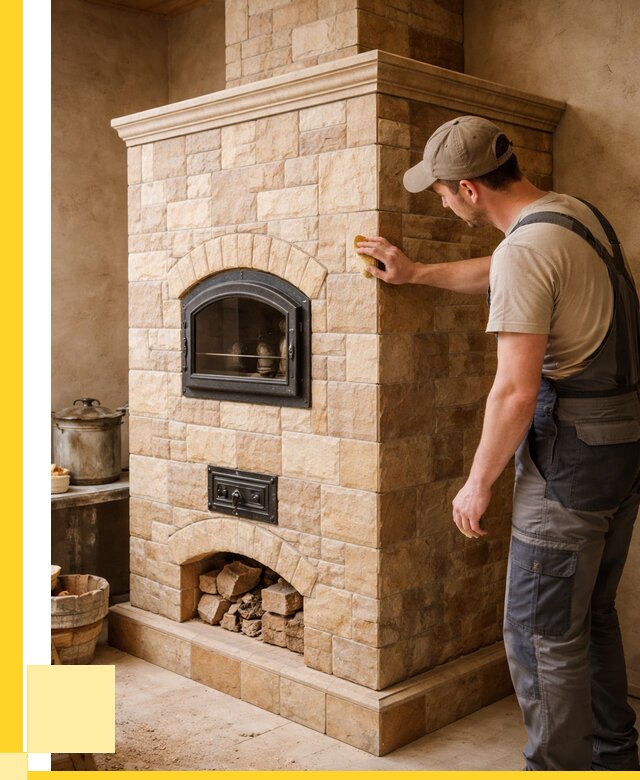 Облицовка печей в Клине от 4610 р. под ключ | ЭриданКли