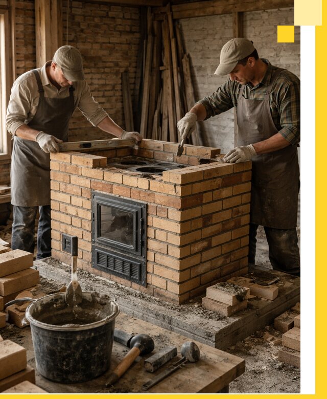 Изготовление и установка варочных печей под ключ в Клине