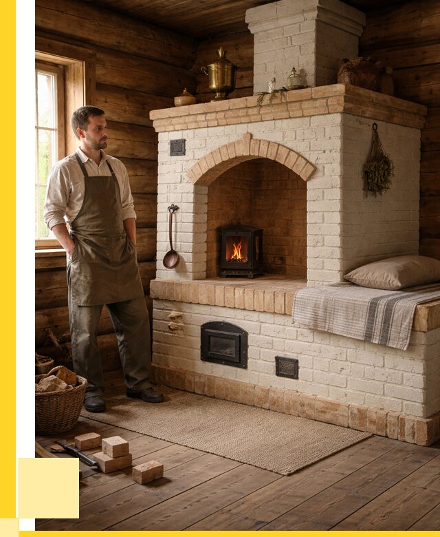 Русские печи с лежанкой под ключ в Клине от 153675 р. ЭриданКли