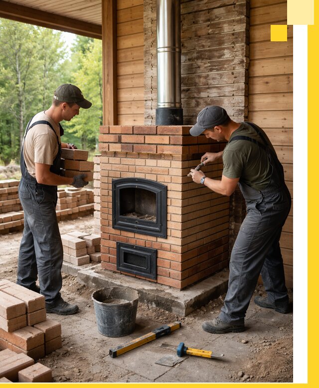 Производство и установка дачных печей под ключ в Клине