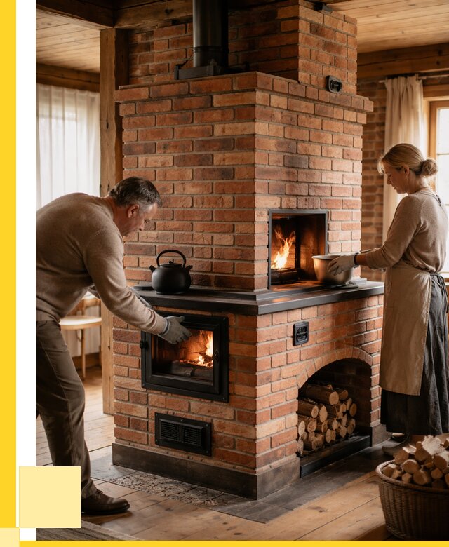 Печи для загородного дома под ключ в Клине от 81960 р. | ЭриданКли