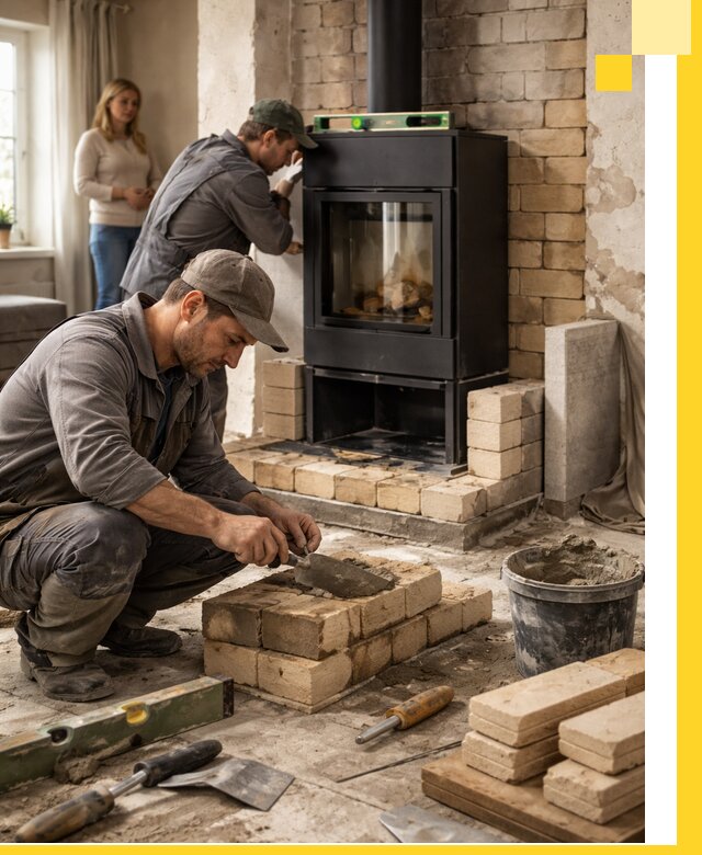 Печи и камины под ключ: проект, установка в Клине