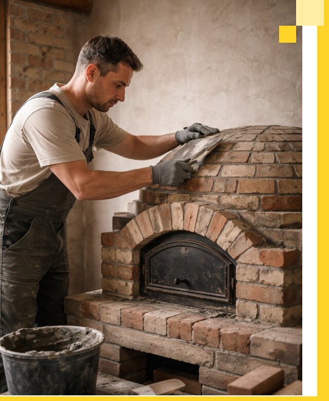 Изготовление и монтаж помпейских печей на заказ в Клине