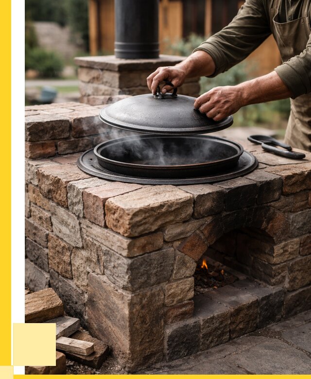 Печи для казана в Клине по цене от 18441 р. | ЭриданКли