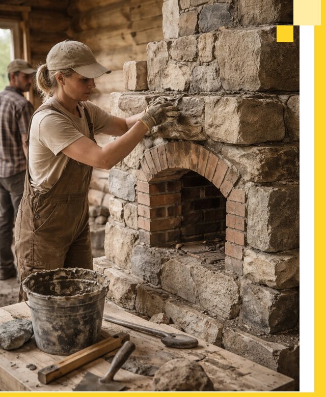 Каменные печи на заказ и монтаж в Клине, долговечные решения