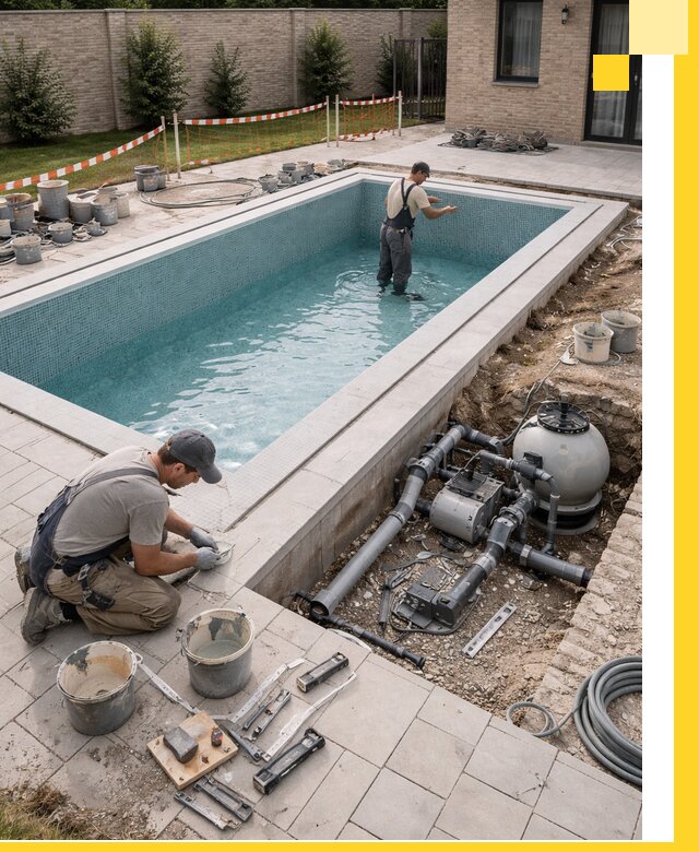 Строительство бассейнов под ключ в Клине: проекты и монтаж