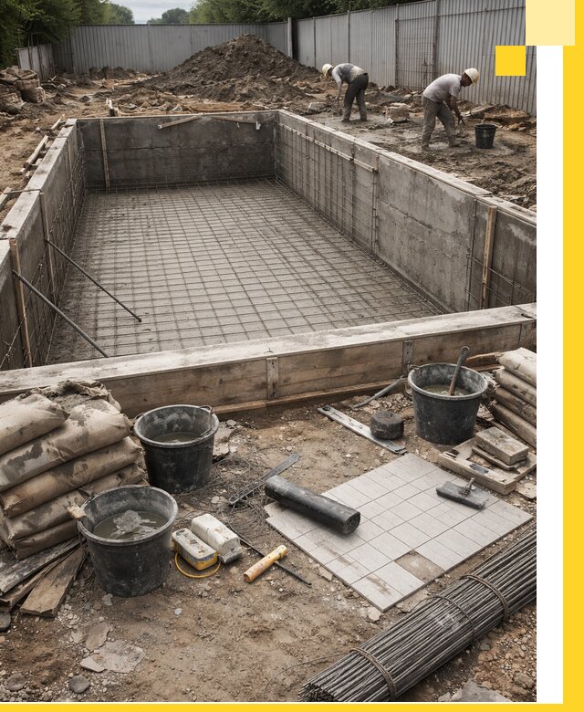 Строительство бассейнов под ключ в Клине, дизайн и монтаж