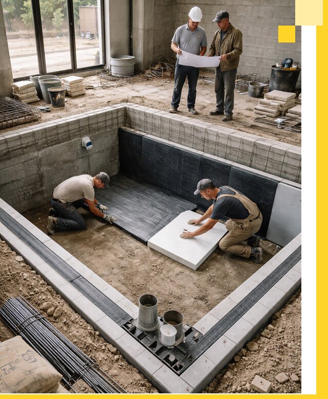 Проекты частных и общественных бассейнов под ключ в Клине