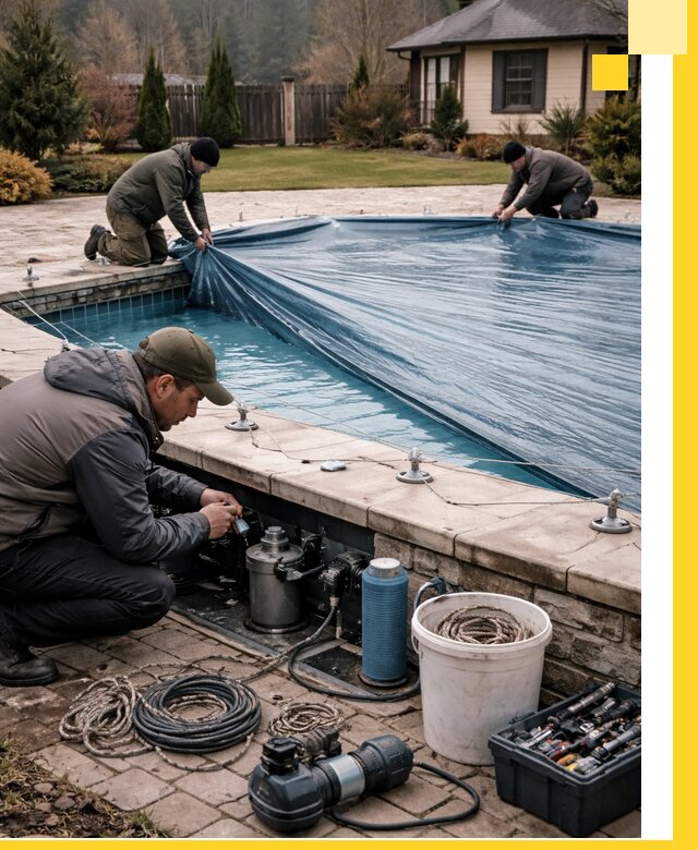 Консервация бассейнов в Клине: подготовка к длительному хранению