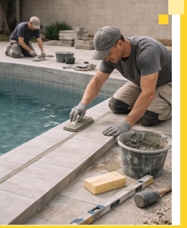 Отделка бассейнов в Клине: декоративная отделка и гидроизоляция