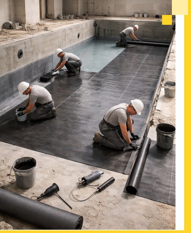 Профессиональная гидроизоляция бассейнов и чаш в Клине под ключ