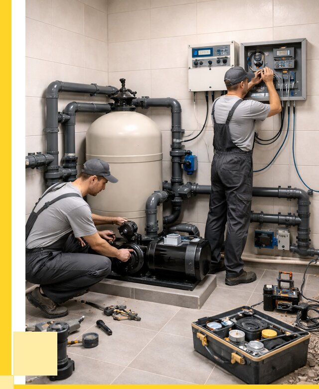 Монтаж оборудования для бассейнов в Клине от 40980 р. | ЭриданКли