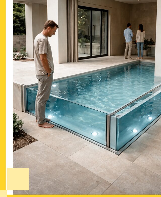 Стеклянные бассейны в Клине от 1229400 р. | ЭриданКли — мозаика