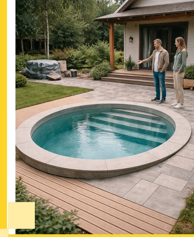 Бассейн на даче под ключ в Клине от 204900 р., ЭриданКли