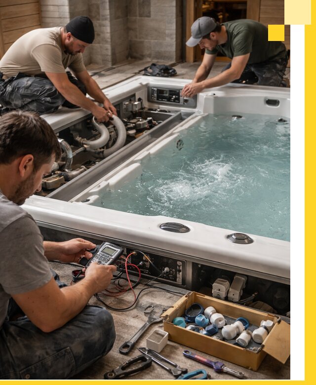 Гидромассажные бассейны под ключ в Клине, дизайн и монтаж