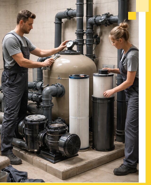 Фильтры и системы фильтрации для бассейнов в Клине