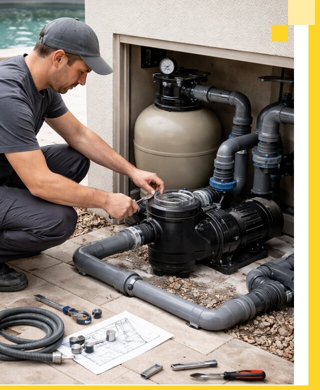 Поставка, монтаж и сервис насосов для бассейнов в Клине