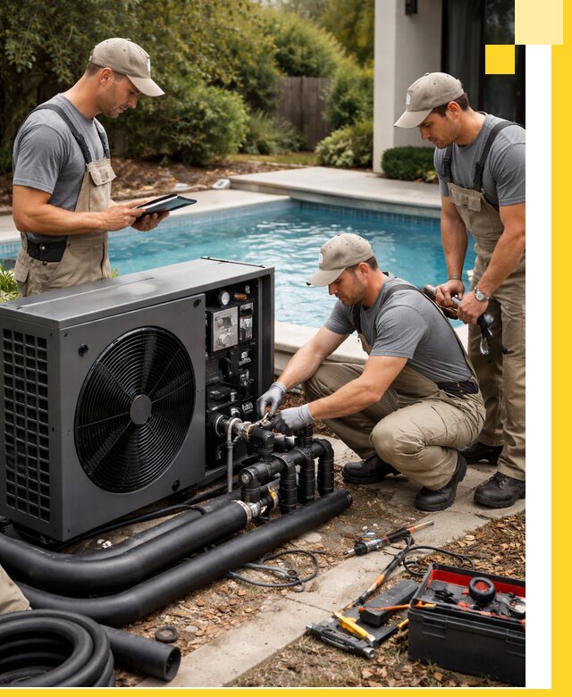 Проектирование и установка тепловых насосов для бассейнов в Клине