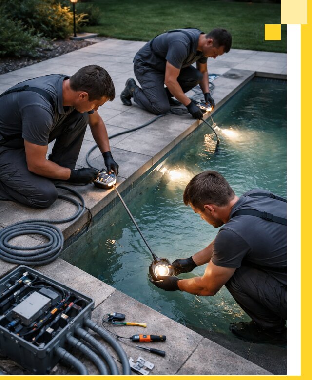 Профессиональное освещение бассейнов в Клине: дизайн и монтаж