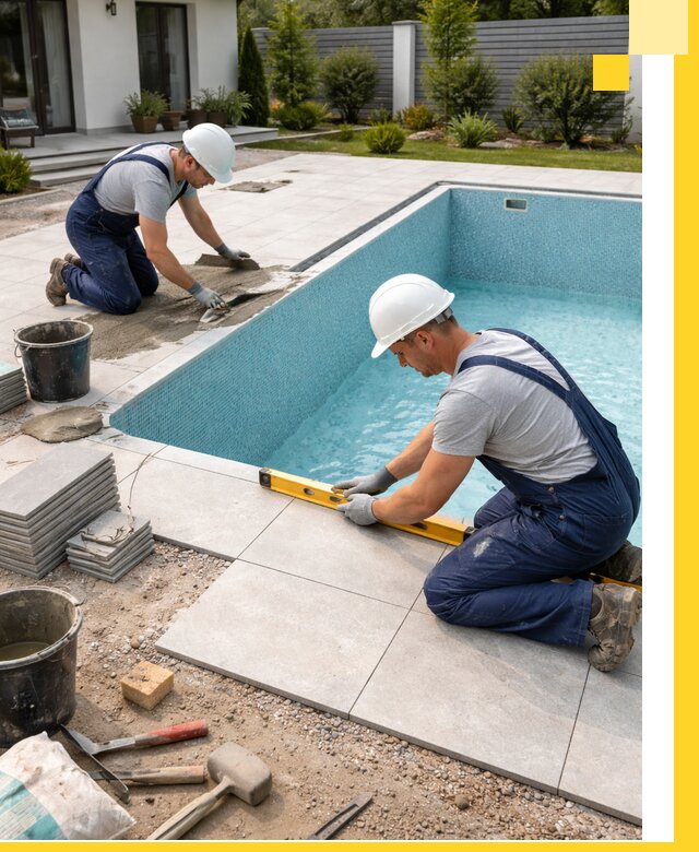 Строительство и монтаж плавательных бассейнов под ключ в Клине