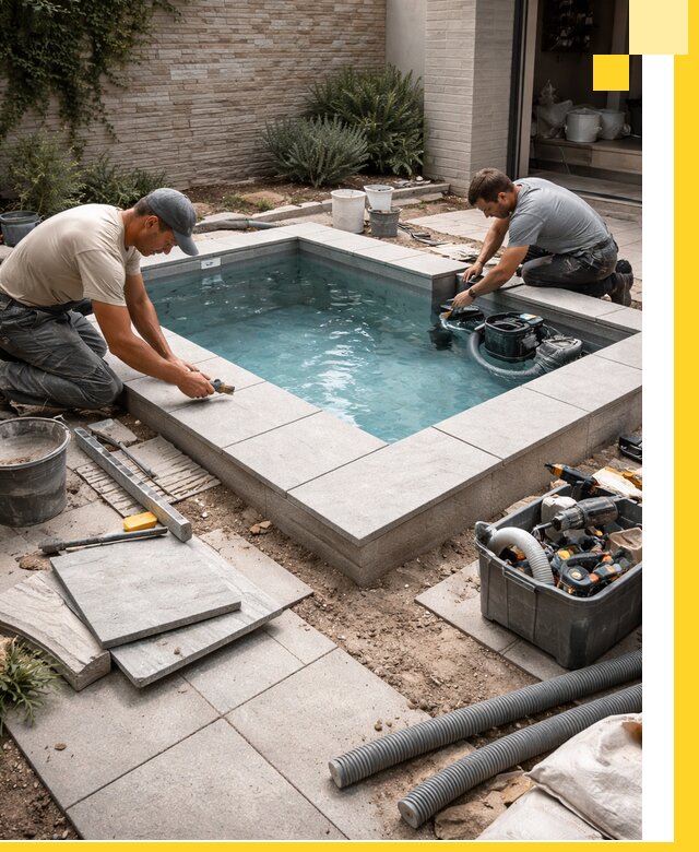 Мини бассейны под ключ в Клине, дизайн и установка