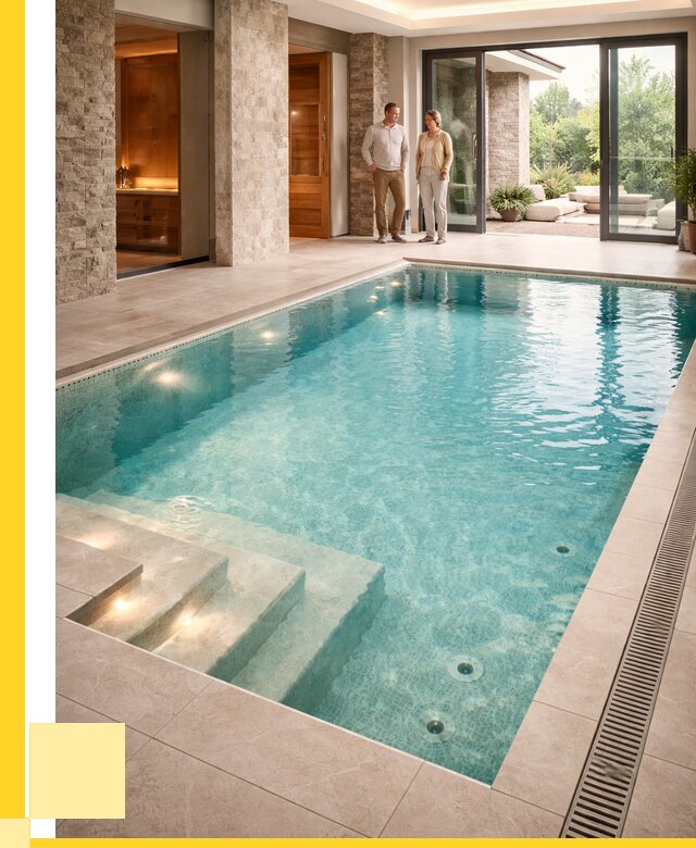 Бассейн во дворе в Клине: проект, отделка от 1229400 р. | ЭриданКли