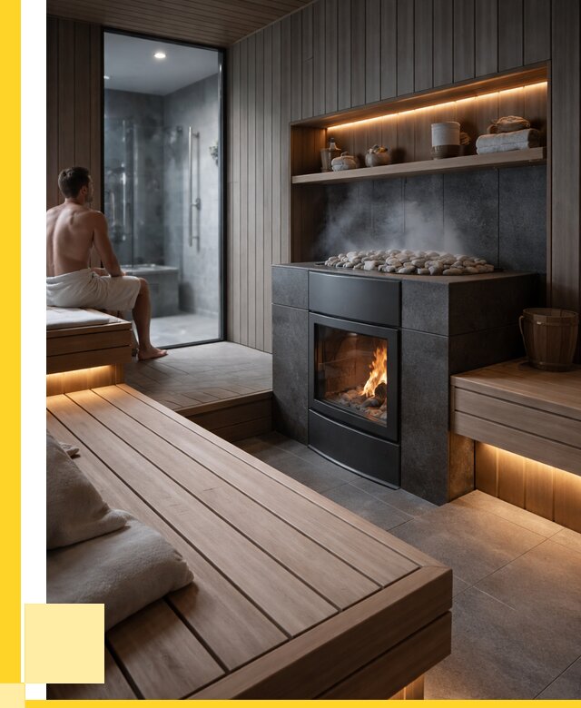 Проект сауны в частном доме в Клине от 35858 р. | ЭриданКли