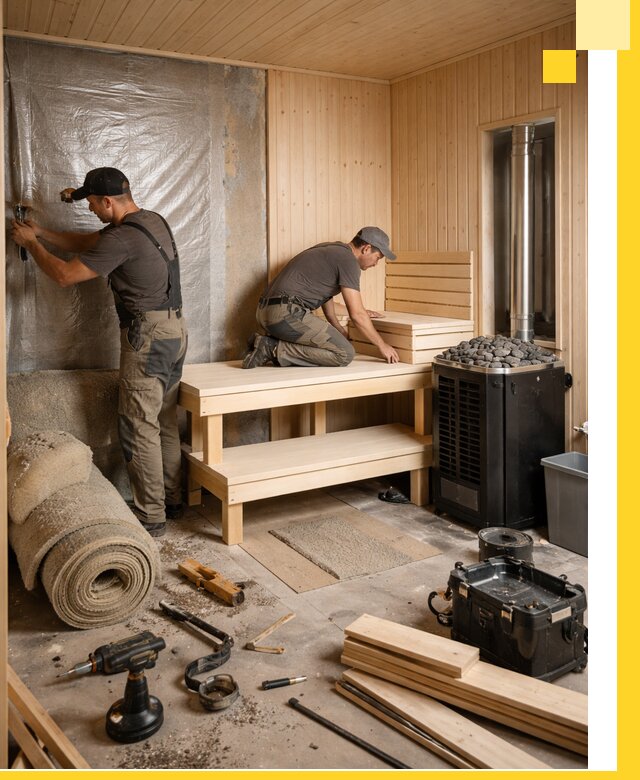 Проекты саун под ключ в Клине дизайн и строительство