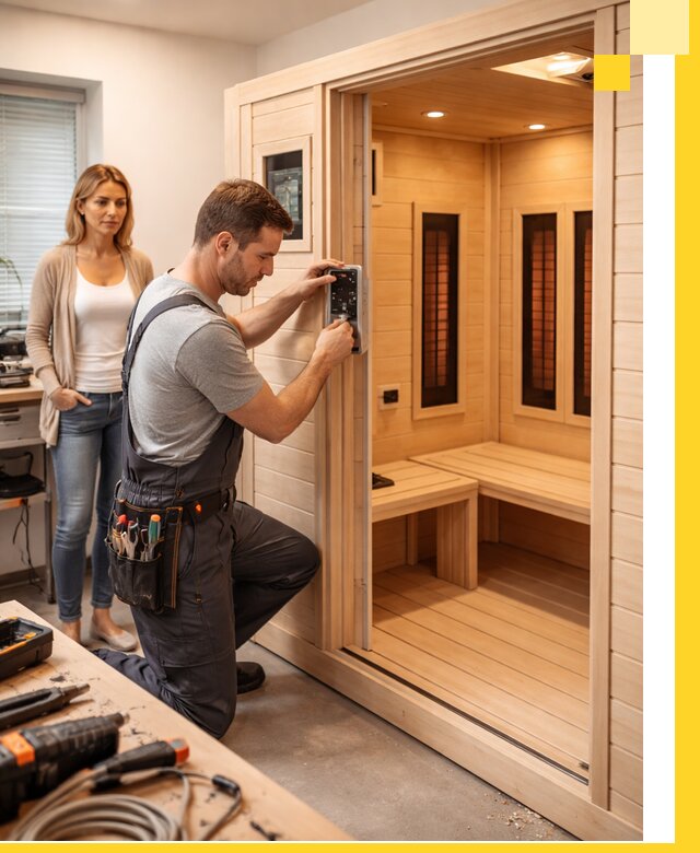 Инфракрасные сауны под ключ в Клине продажа и установка