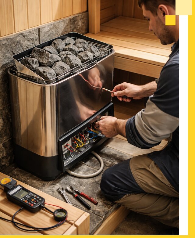 Продажа и установка электрокаменок для саун в Клине