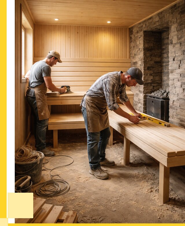 Отделка бани в Клине: внутренняя отделка от 3074 р. | ЭриданКли