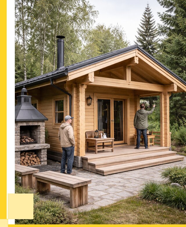 Деревянные бани под ключ в Клине от 461025 р. | ЭриданКли