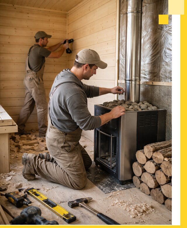 Строительство деревянных бань под ключ в Клине проекты и монтаж