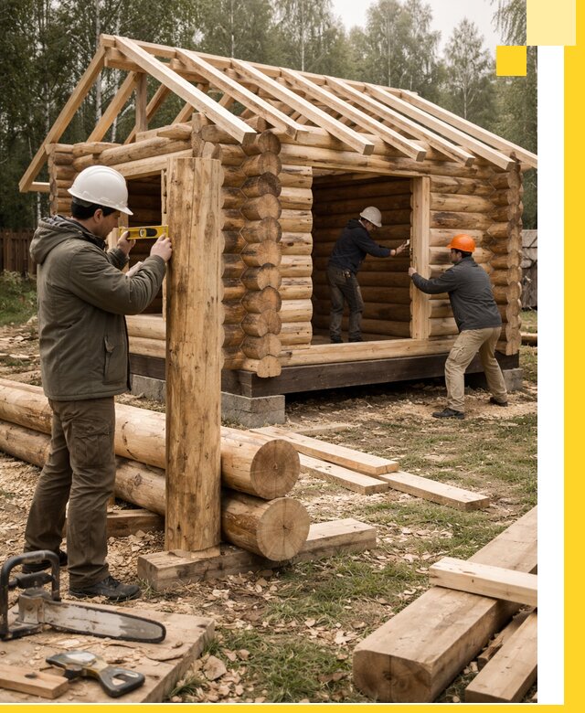 Строительство бань для дачи под ключ в Клине с доставкой и монтажом