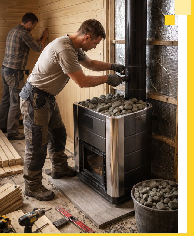 Проектирование и строительство парилок для бани в Клине под ключ