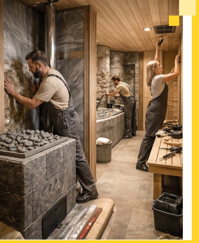 Строительство бань и SPA процедур в Клине под ключ и отделкой