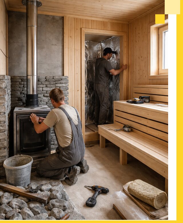 Строительство и изготовление бань под ключ в Клине